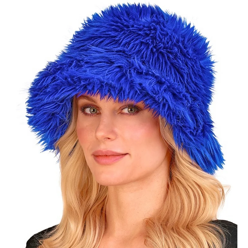 Warme Buckethat Blauw