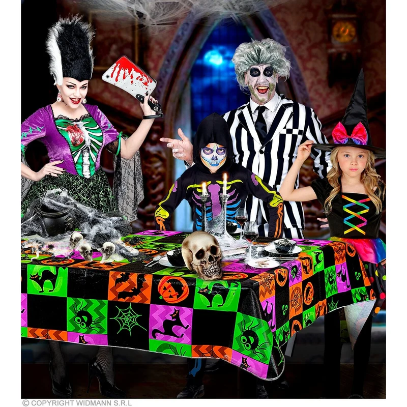 Tafellaken Happy Halloween 132x178 Centimeter