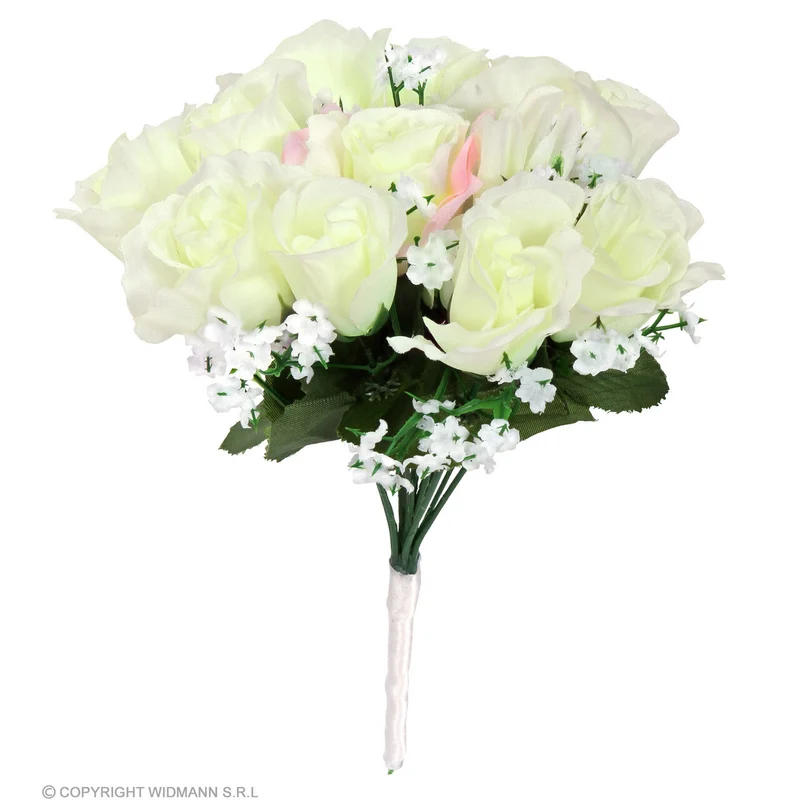Bruidsboeket Witte Rozen