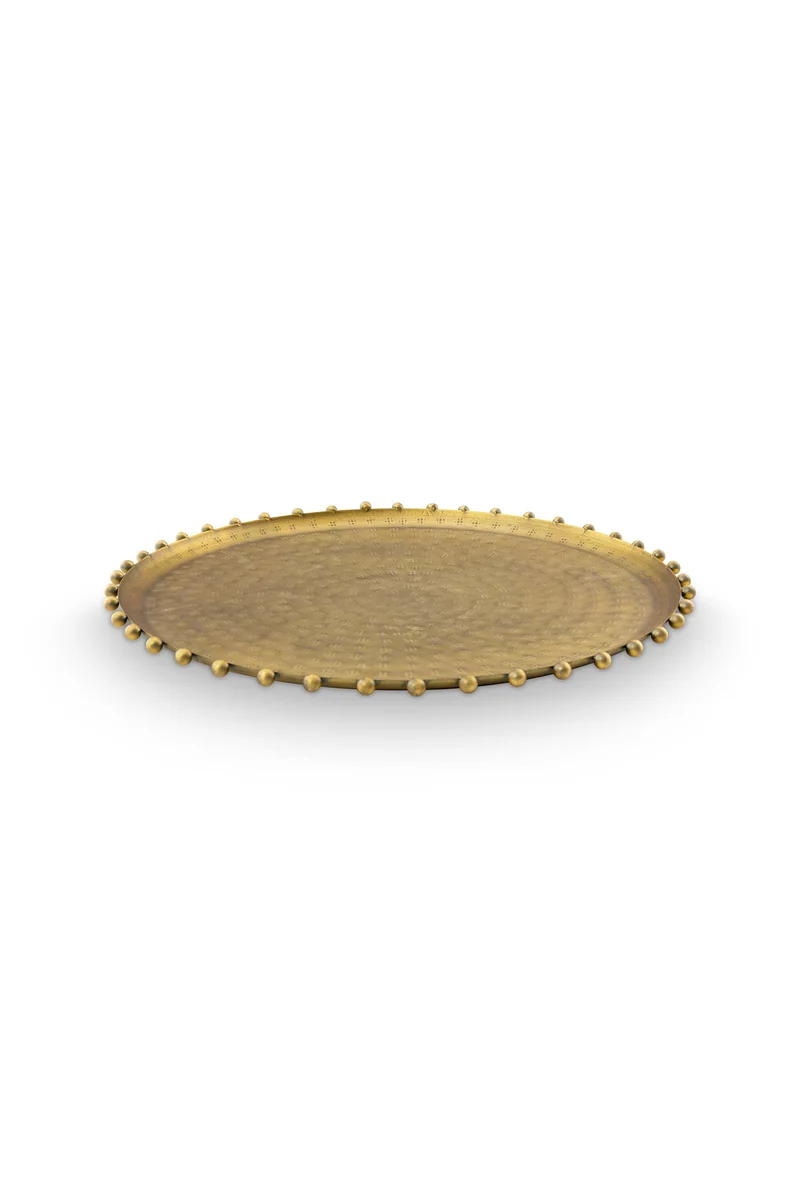 vtwonen - Dienblad - Metaal - Goud - 31.5x2 cm
