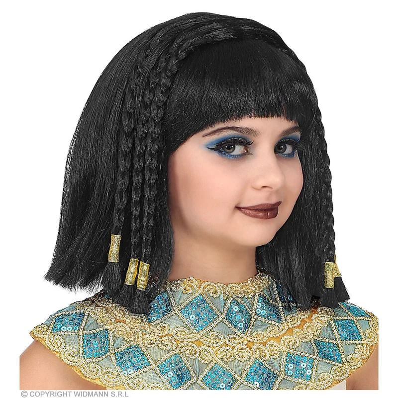 Cleopatra Pruik Met Veel Vlechtjes