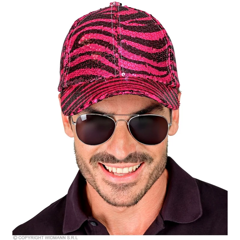 Pailletten Pet Roze Zebra
