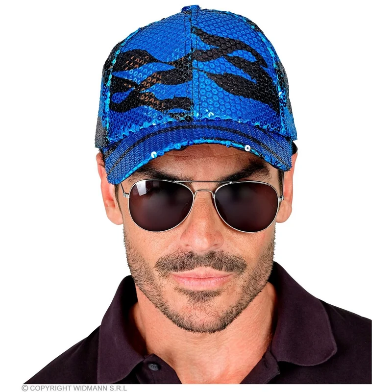 Pailletten Pet Blauwe Golven