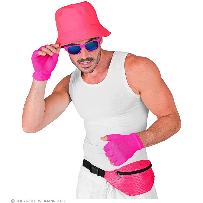 Pailletten Heuptas Neon Roze