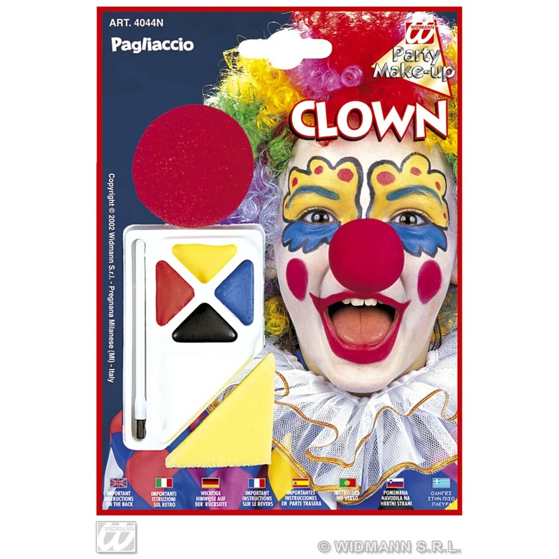 Make-Up Set Clown Met Neus