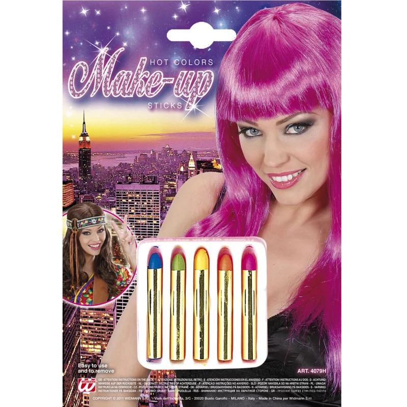 5 Hot Colours Sticks Set