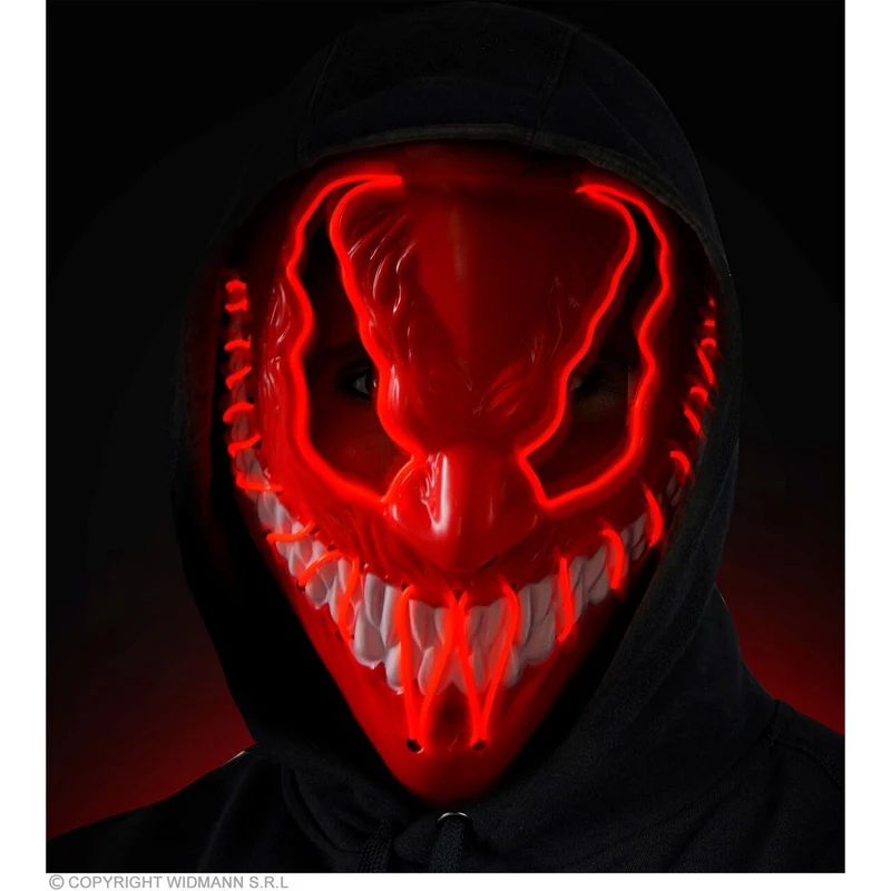 Masker Venom Monster Met Rood Licht