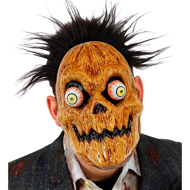 Masker Bezeten Pompoen Met Wiebel Ogen
