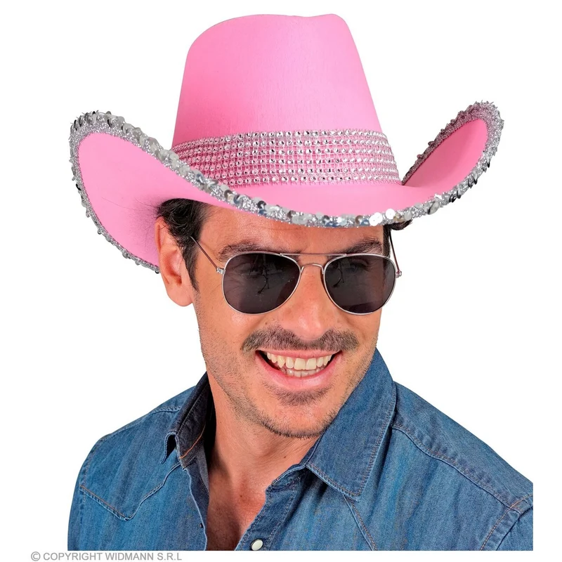 Cowboyhoed Party Girl Roze
