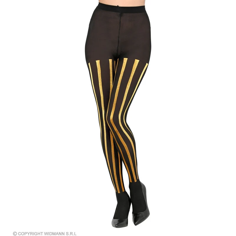 Panty Zwart Goud Gestreept Goldstripe