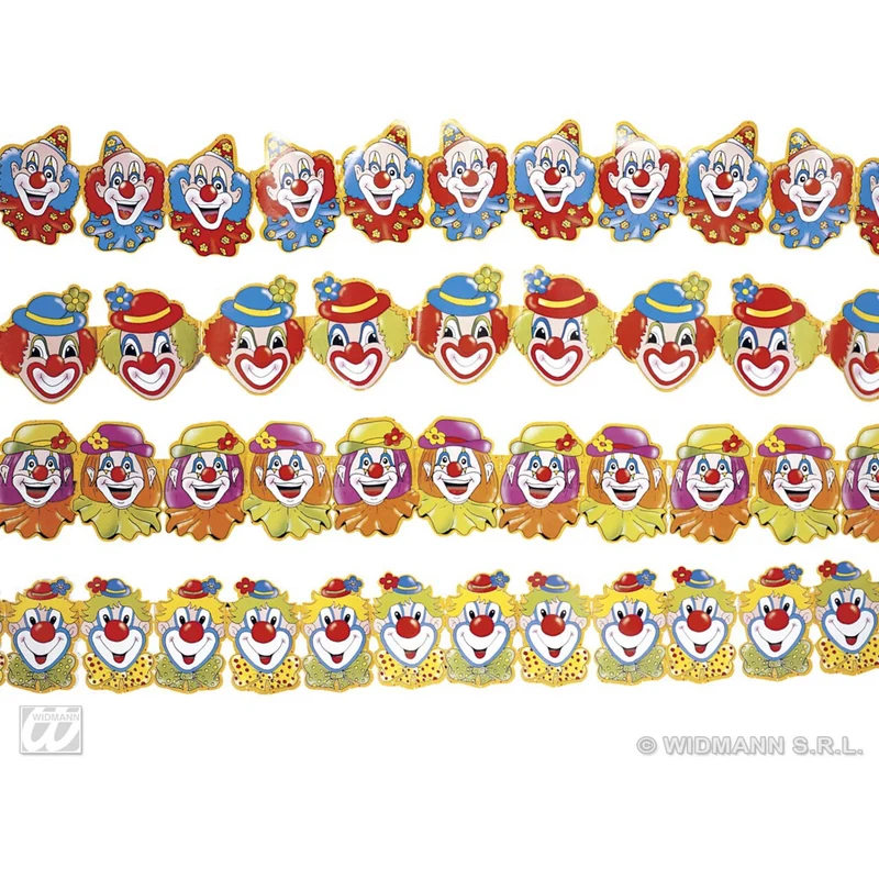 Papieren Slinger Clowns, 3 Meter