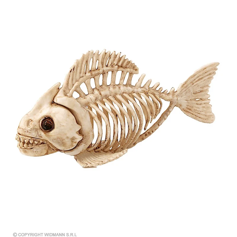 Decoratie Skelet Piranha Vis