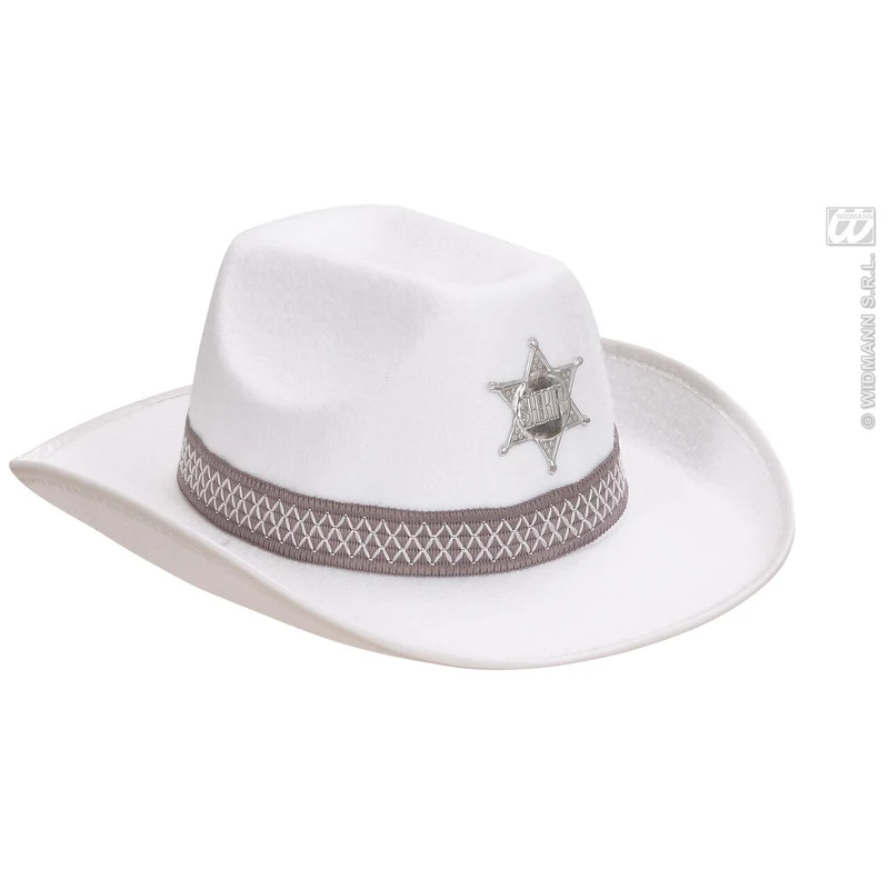 Hoed Sheriff Wit
