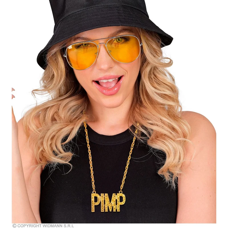 Ketting Pimp Goud 65 Cm
