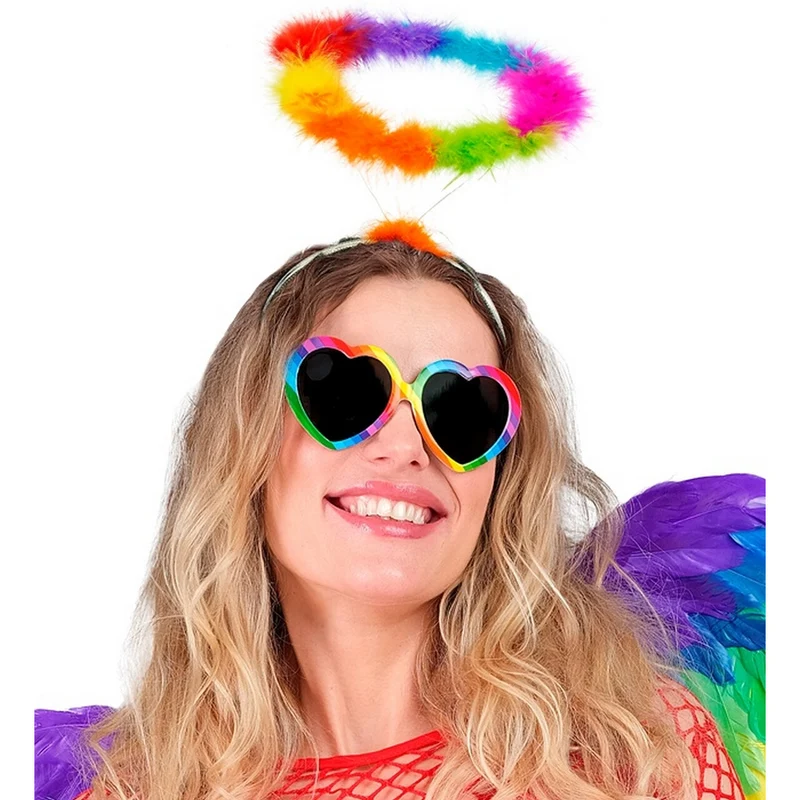 Pluchen Regenboog Halo