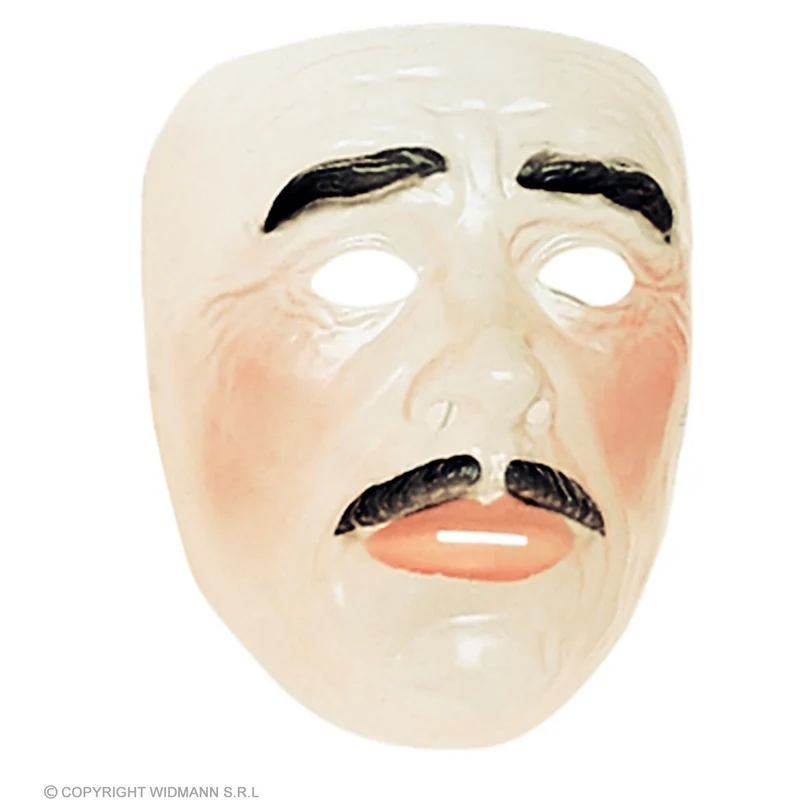 Masker Oude Man Met Snor