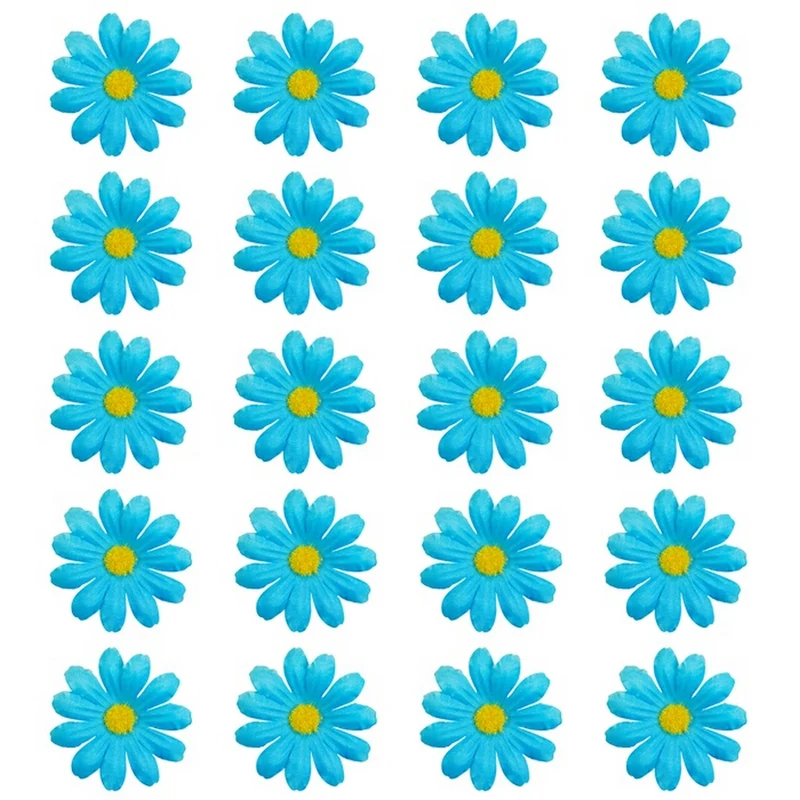 Blauwe Bloemendecoratie 20 Stuks