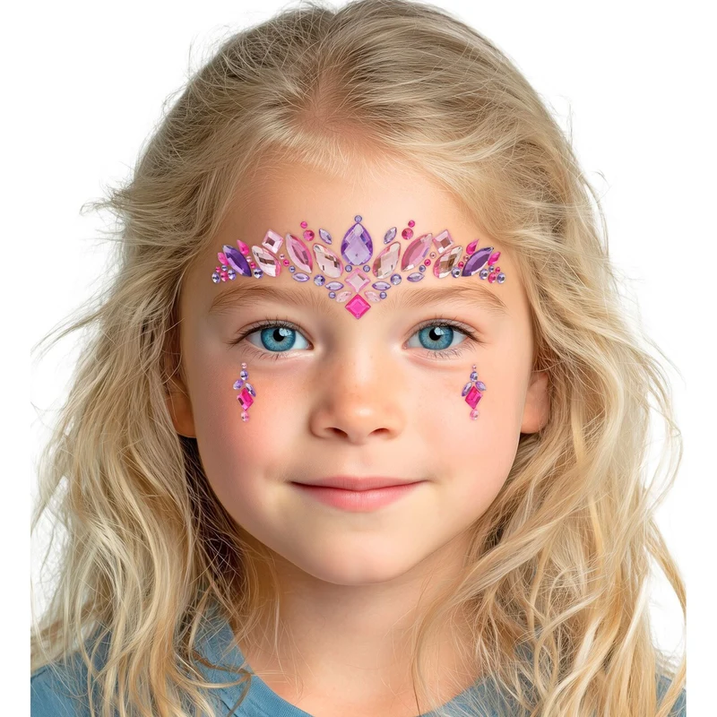 Gezicht Stickers Prinses Glow