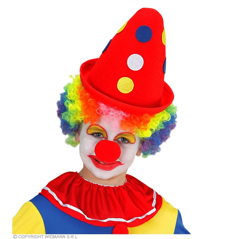 Hoed Noppie De Clown Rood
