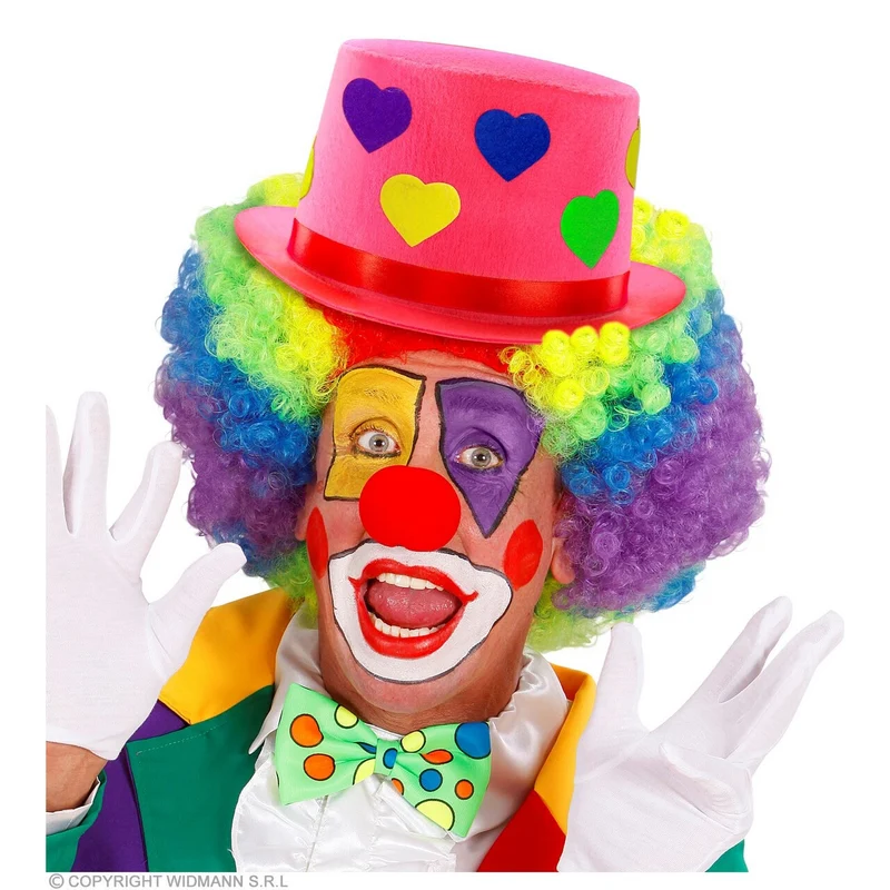 Verliefde Clown Hoed Roze