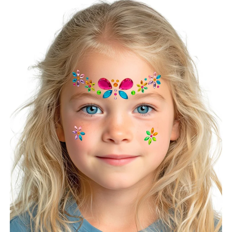 Gezicht Stickers Lente Vlinder
