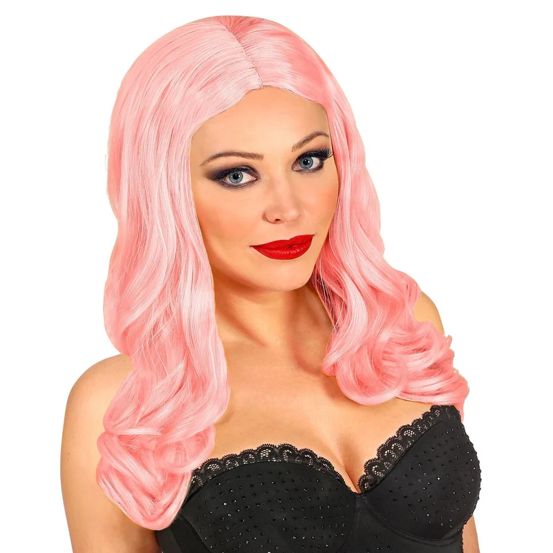 Pruik Roxy Lichtroze
