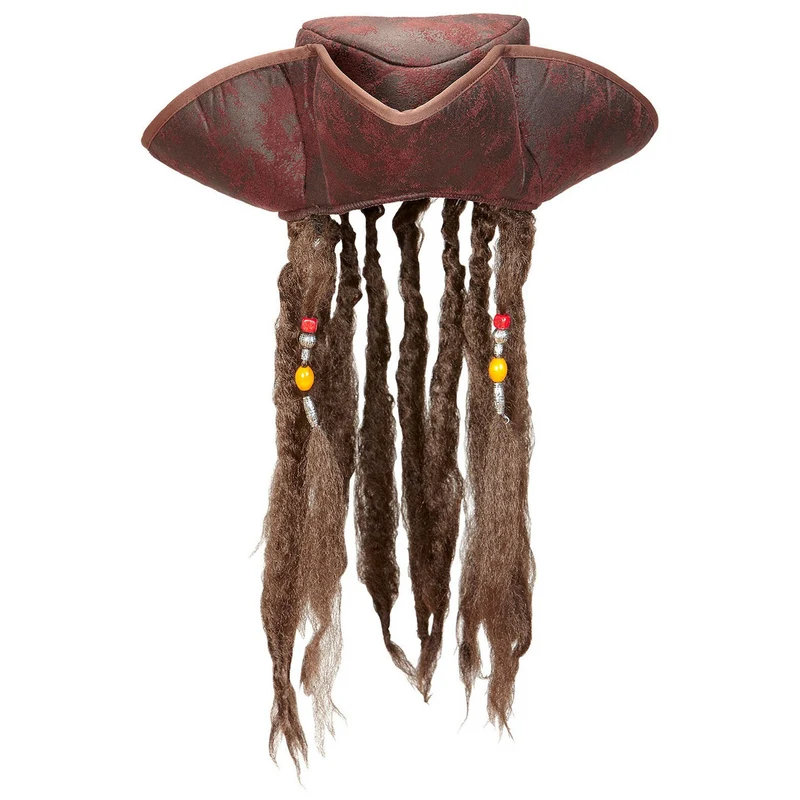 Piraten Driesteek Met Dreadlocks Hippiepiraat