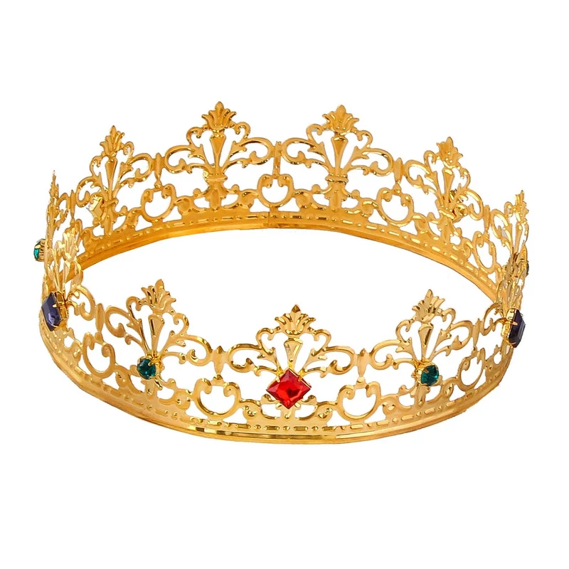 Gouden Kroon Met Edelstenen Keizer