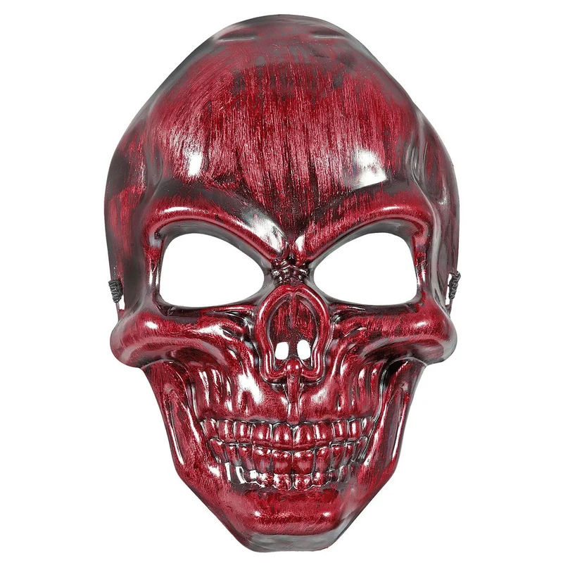 Schedelmasker Rood Metallic Rojo