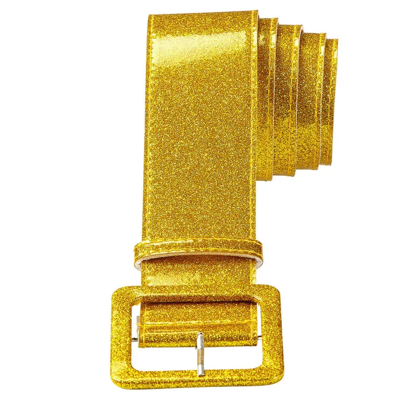 Glamour Riem Glitter 120 Centimeter Goud