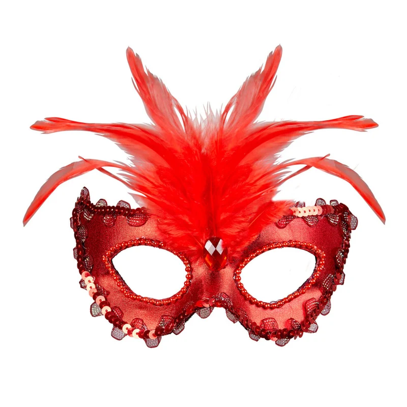 Koninklijk Oogmasker, Barones Metallic Rood