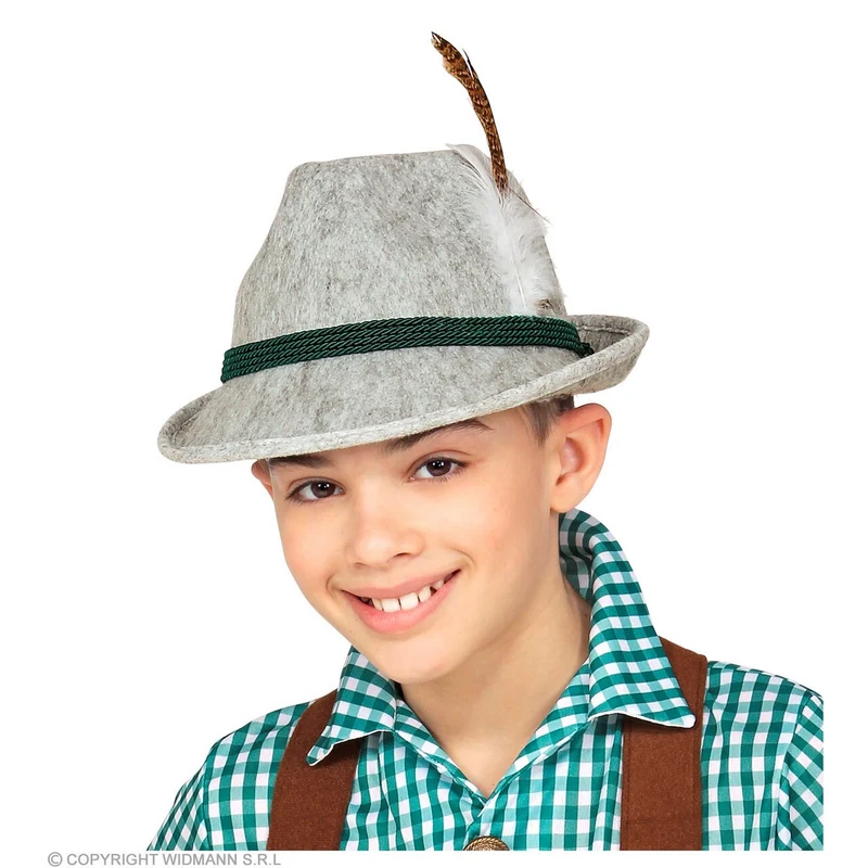 Jonge Anton Fedora Hoed Met Veer