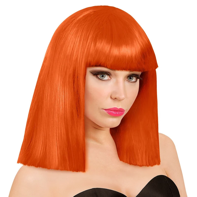 Pruik Showgirl Steil Haar Koper