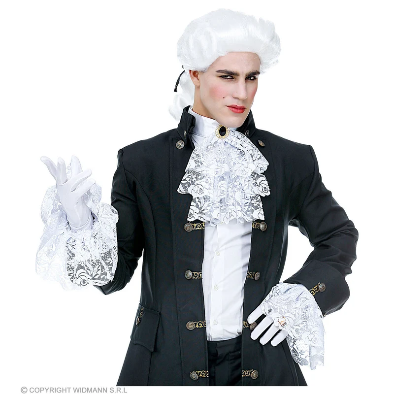 Set Jabot En Manchetten Van Kant Markies