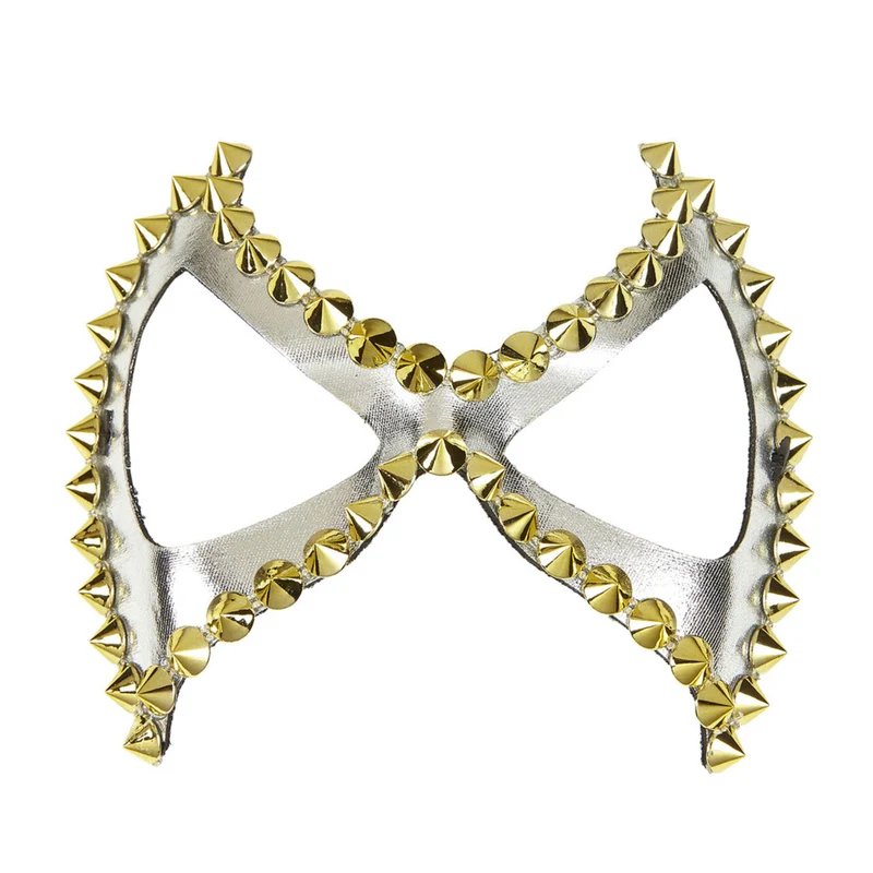 Mistress Oogmasker Zilver Sm Met Nagels