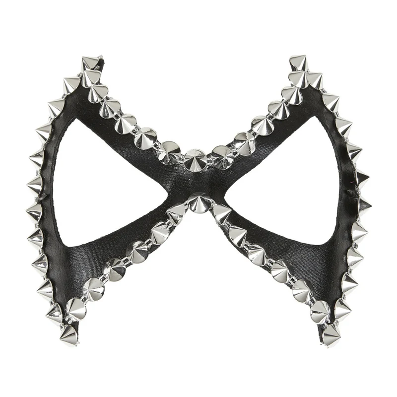 Mistress Oogmasker Zwart Sm Met Nagels