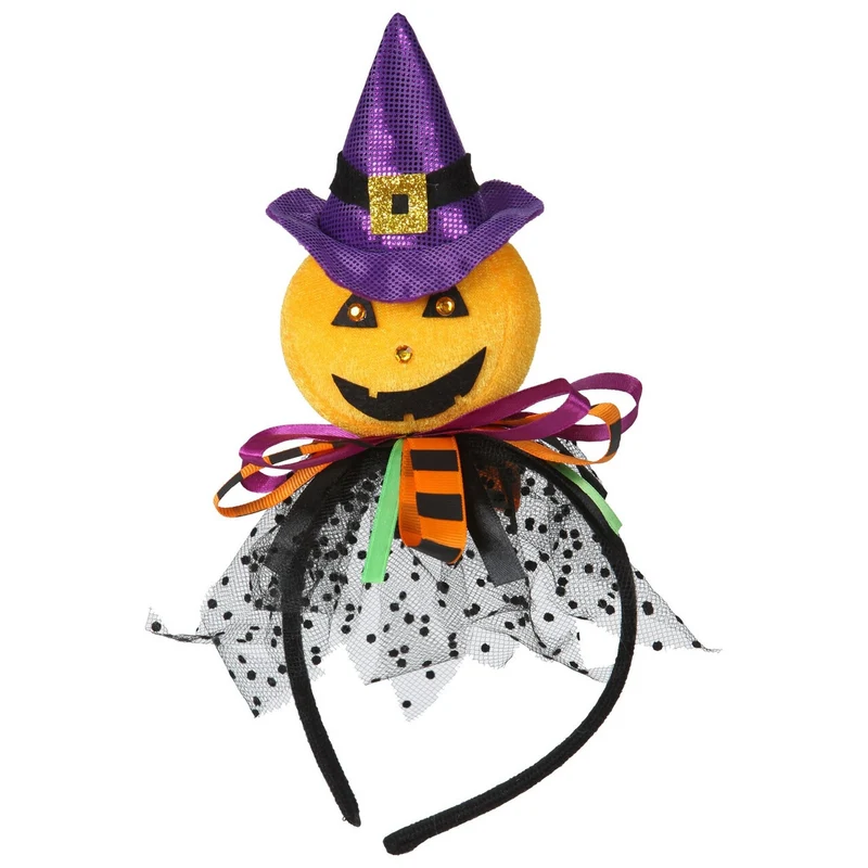 Luxe Heksen Pompoen Haarband Halloween