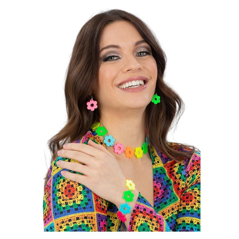 Neon Flower Power Accessoireset