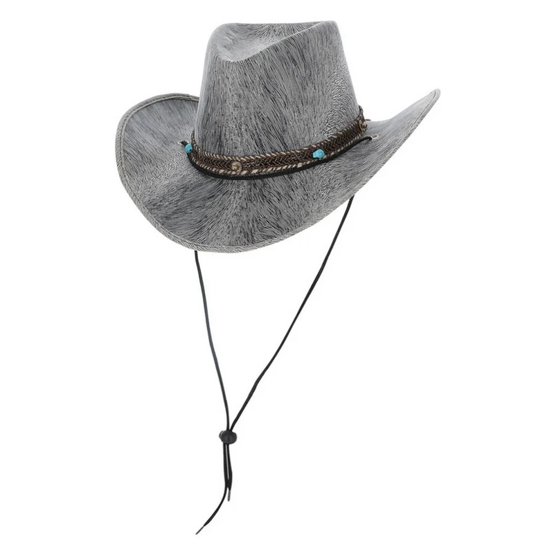 Grijze Rodeo Hoed Cowboy