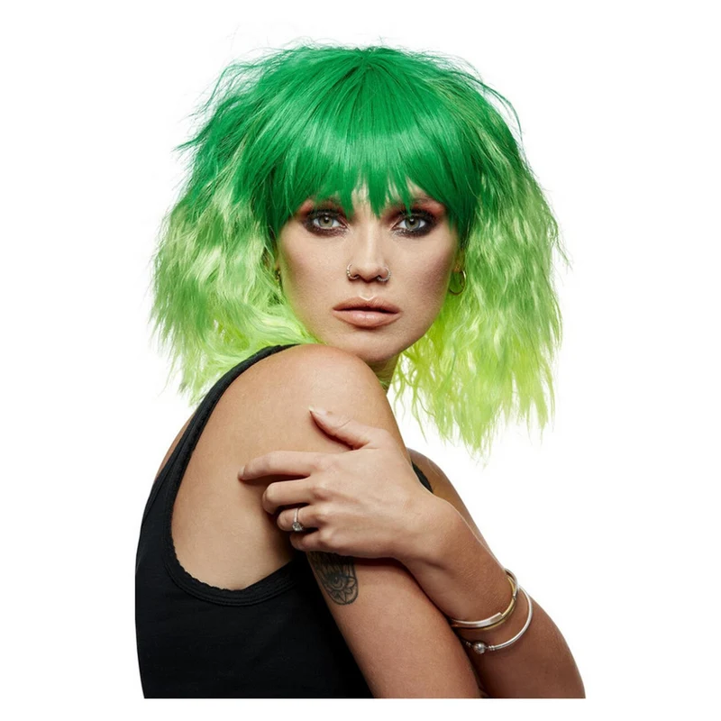 Venus Envy Groen Pruik