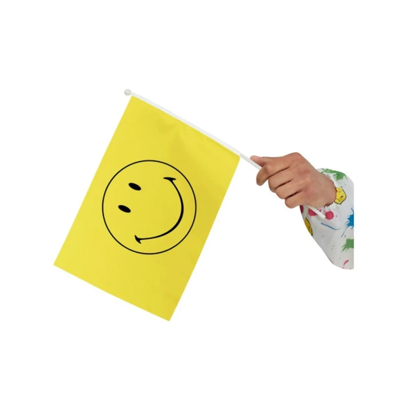 Gele Smiley Vlaggetjes