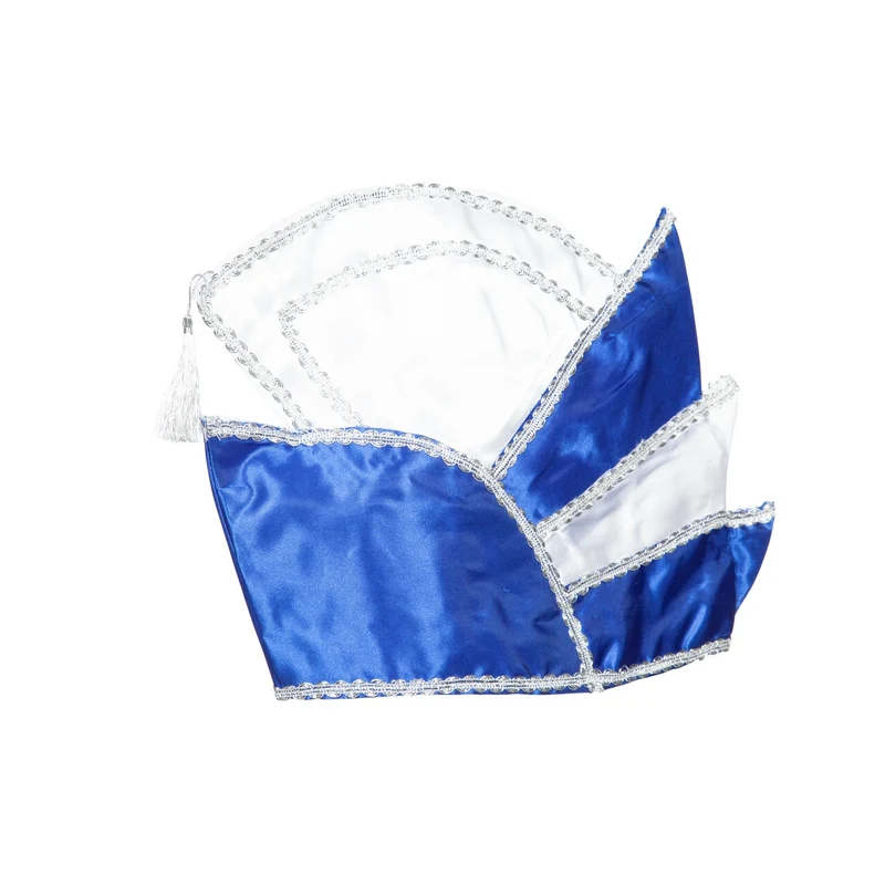 Prinsenmuts Carnaval Blauw Wit