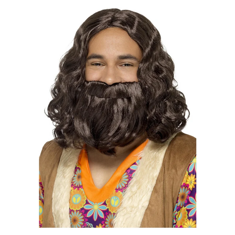 Jaren 70 Baard En Pruik