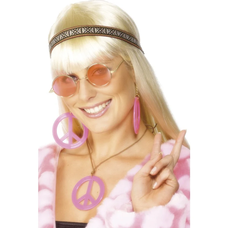 Hippie Kit Roze Altijd Vrede