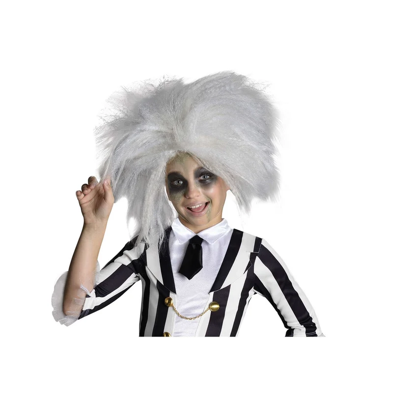Beetlejuice Nutty Professor Pruik Kind