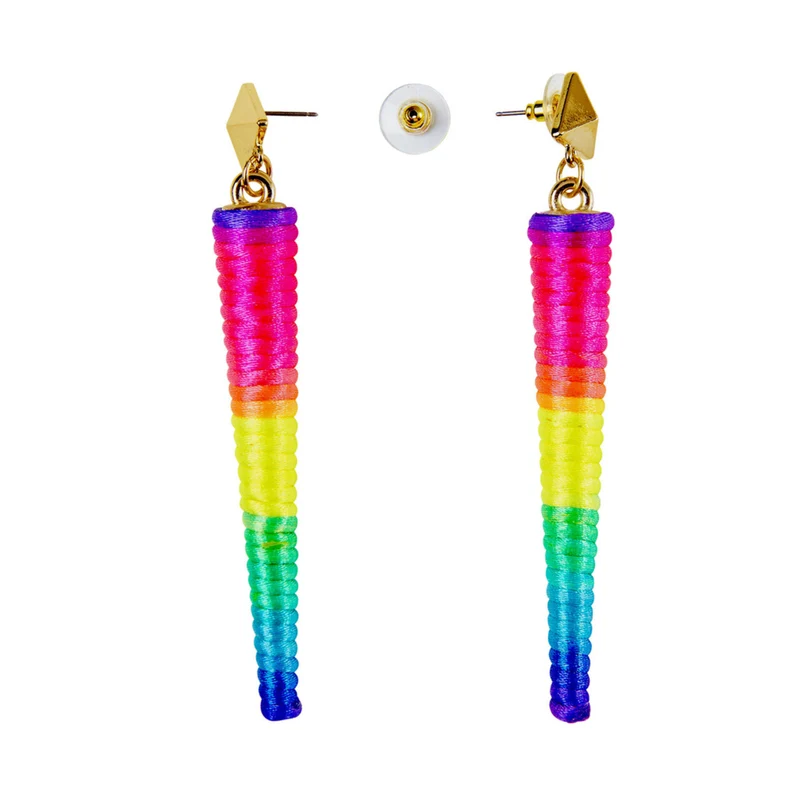 Rock Chick Oorringen Neon Kegels
