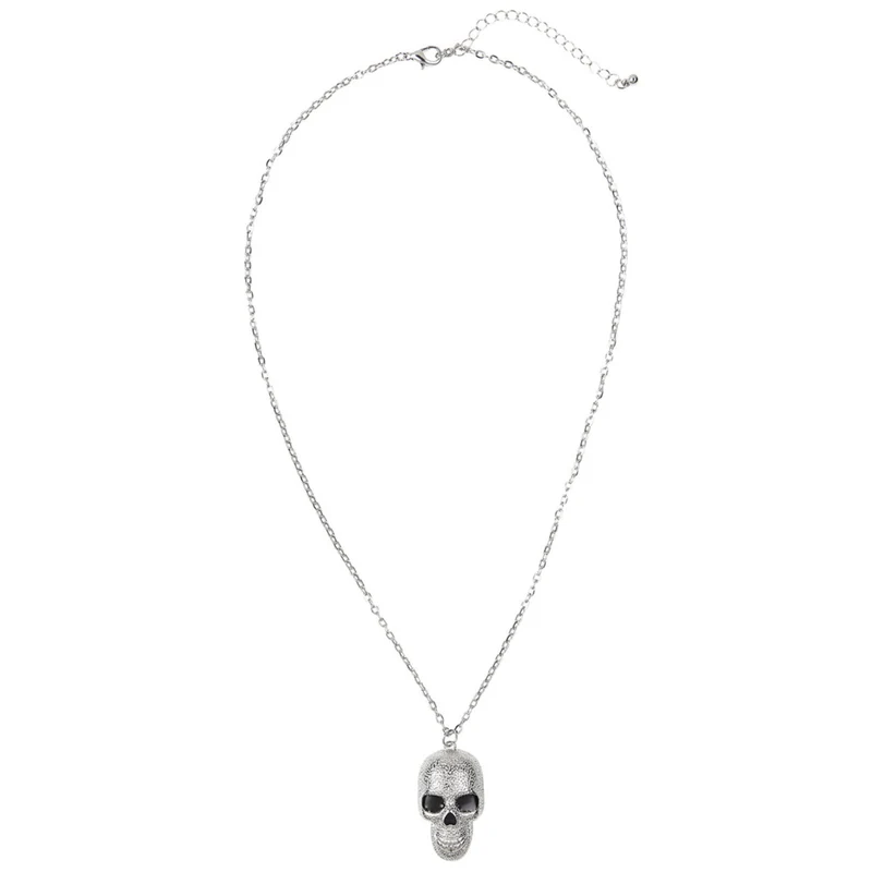 Horror Ketting Zilver Met Schedels