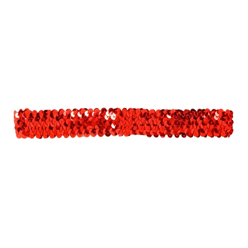 Hoofdband Rode Lovertjes