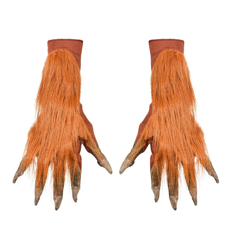 Horror Handschoenen Weerwolf Met Vacht