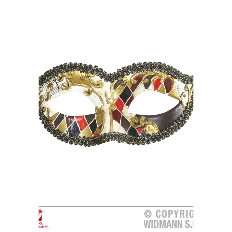Venetie Oogmasker Harlekijn Venetiaans
